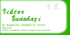 viktor budahazi business card